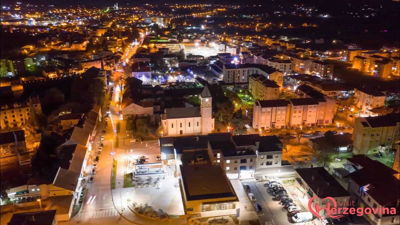 Visit Herzegovina | Ljubu&scaron;ki iz zraka noću | Hyperlapse
