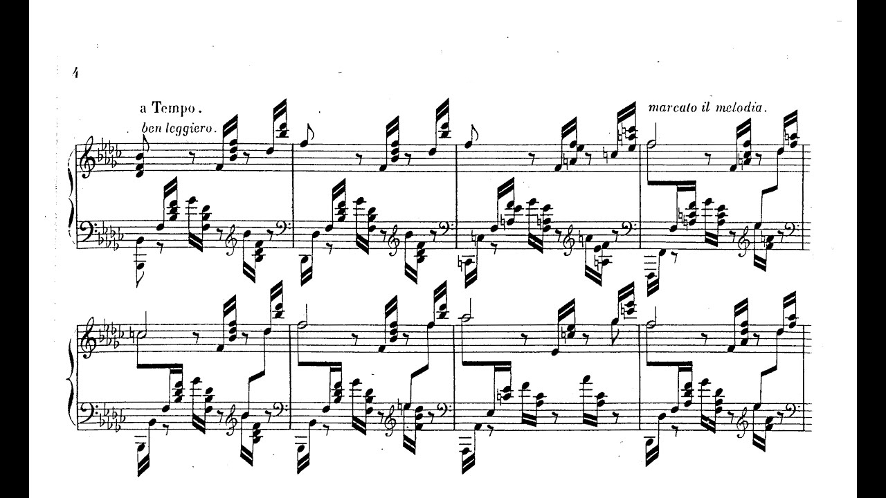 Émile Prudent - Études de genre pour le piano, Op​.​16​/​1: Conte d'autrefois