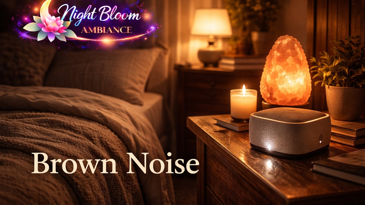 No Ads-Black Screen, Brown Noise,  Relaxing Sound for Sleeping, Studying & Tinnitus