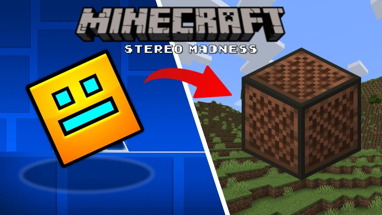 Stereo Madness in Minecraft with noteblocks!