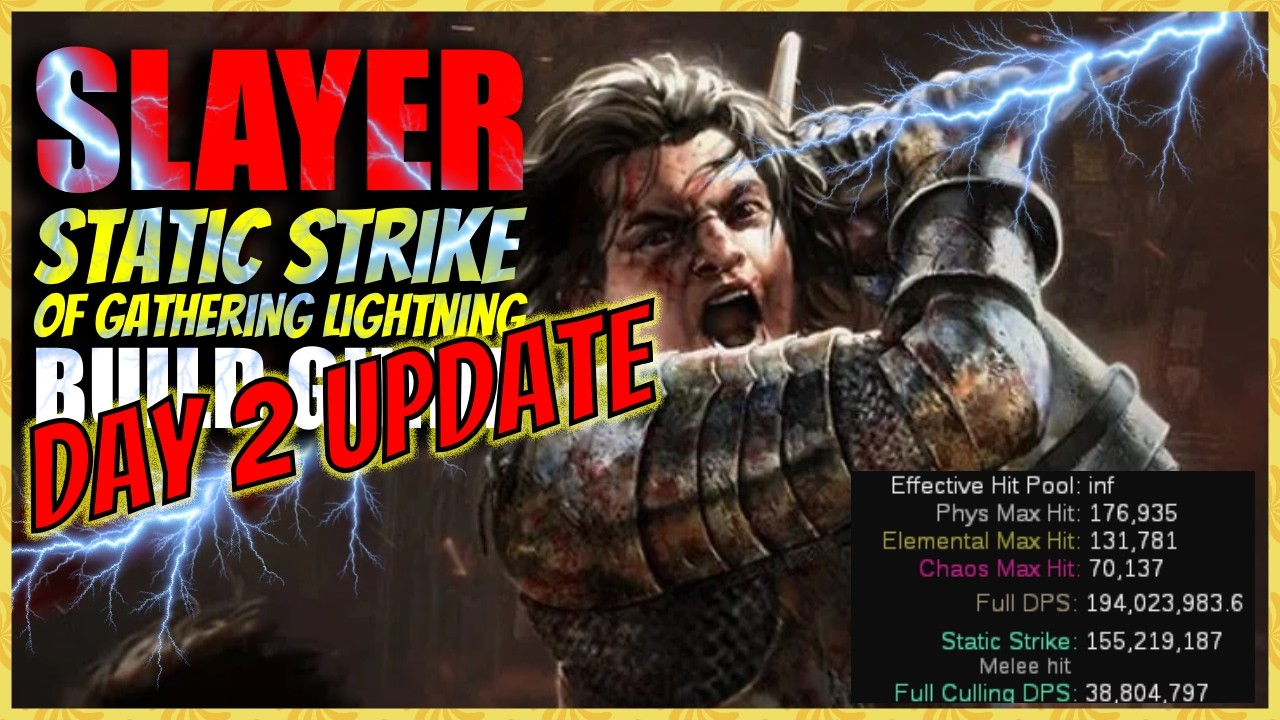 Day 2 | Slayer Static Strike | SS has NEVER been this good | End Game Guide | POE 3.28 Mirage