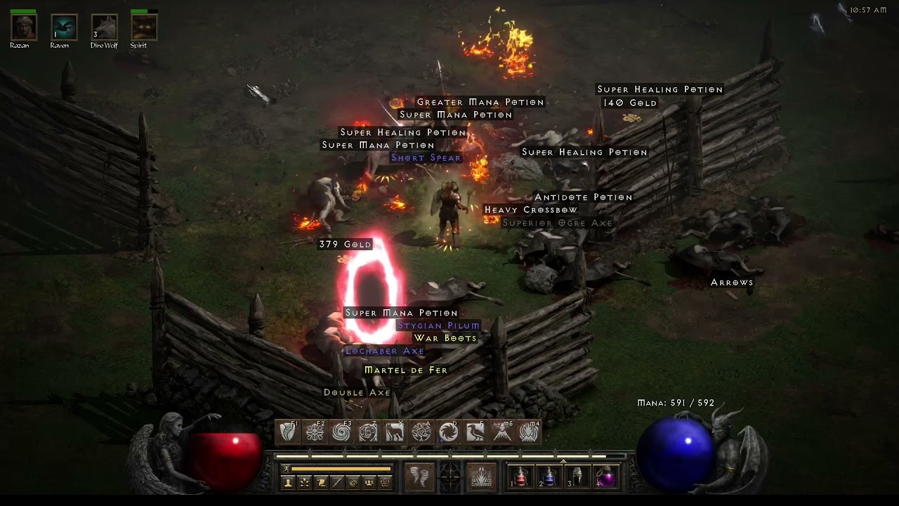 Fire Summon Dru moo moo cow 火召德BBQ火關