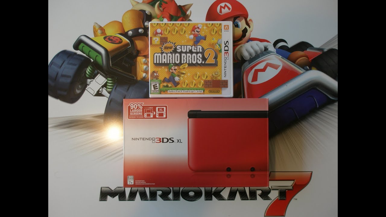 Nintendo 3DS XL and New Super Mario Bros. 2 - Unboxing and Preview!