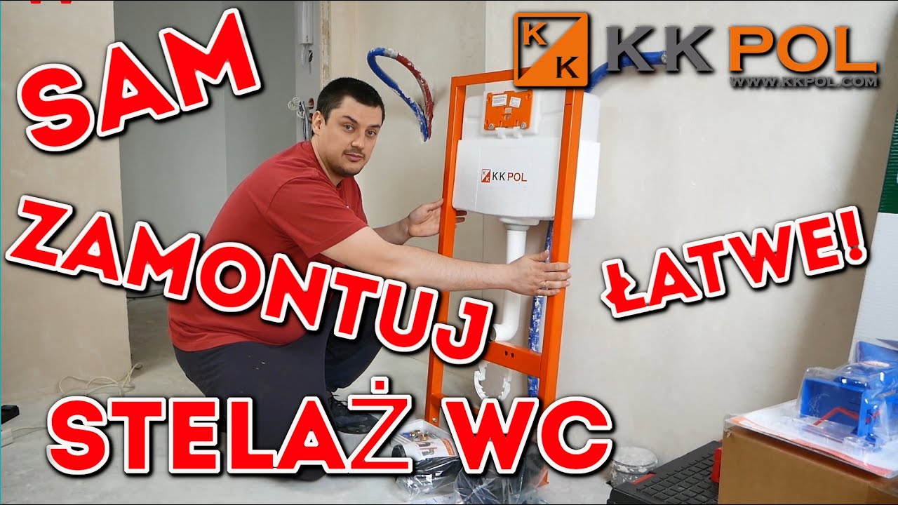 Jak zamontować stelaż wc? Krok po kroku. Montaż i Zabudowa. Stelaż KK-POL. #Majster Amator odc.65