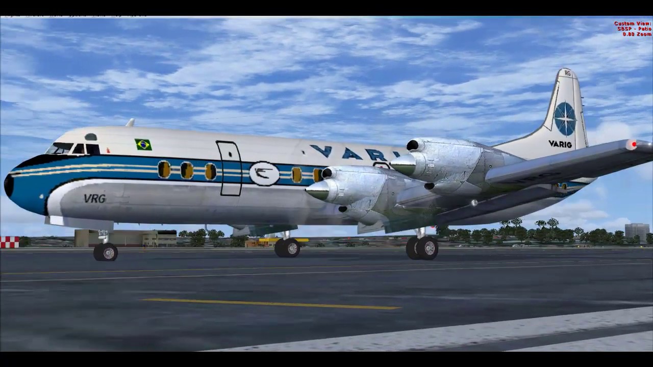 Comandantes do FSX - Electra Lockheeed  L188 Varig
