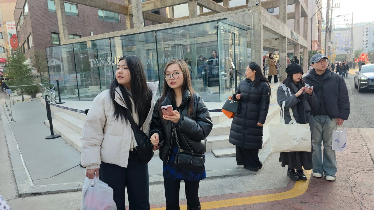 South Korea 🇰🇷 | Downtown Walk Where The Models Shops In Seoul 