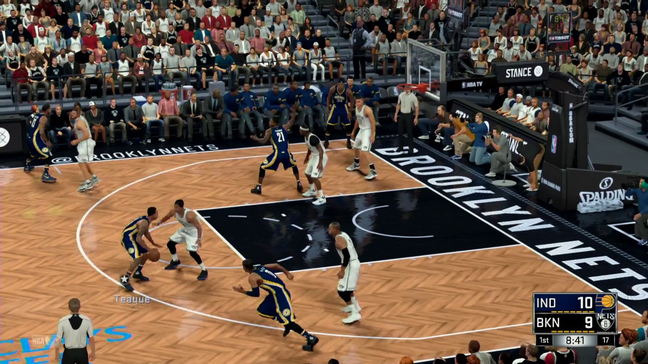 NBA 2K17 (PS4)- Indiana Pacers vs Brooklyn Nets - Full Game - Simulation Nation