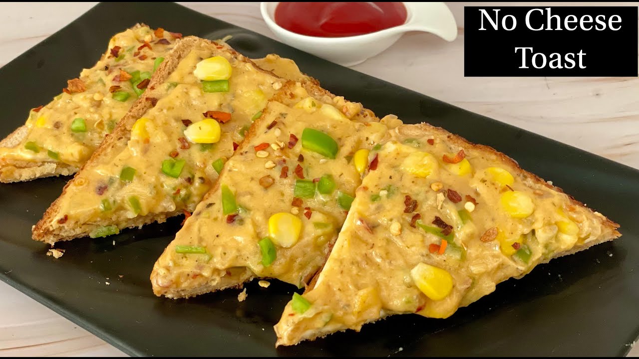 Crispy Creamy Toast Without Cheese in Just 10 mins On Tawa | White Sauce Toast | Cheese Toast |