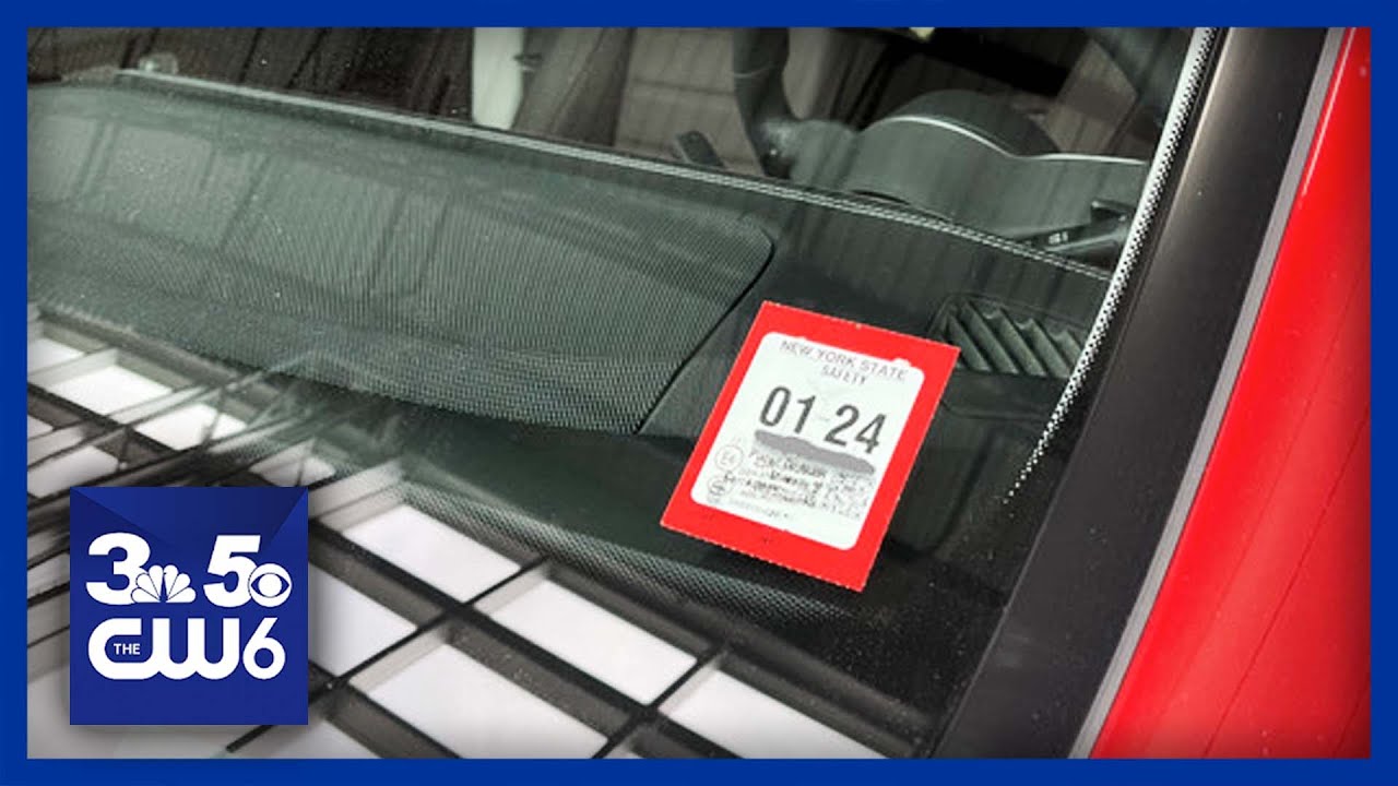 Why is the New York DMV changing its motor vehicle inspection stickers?