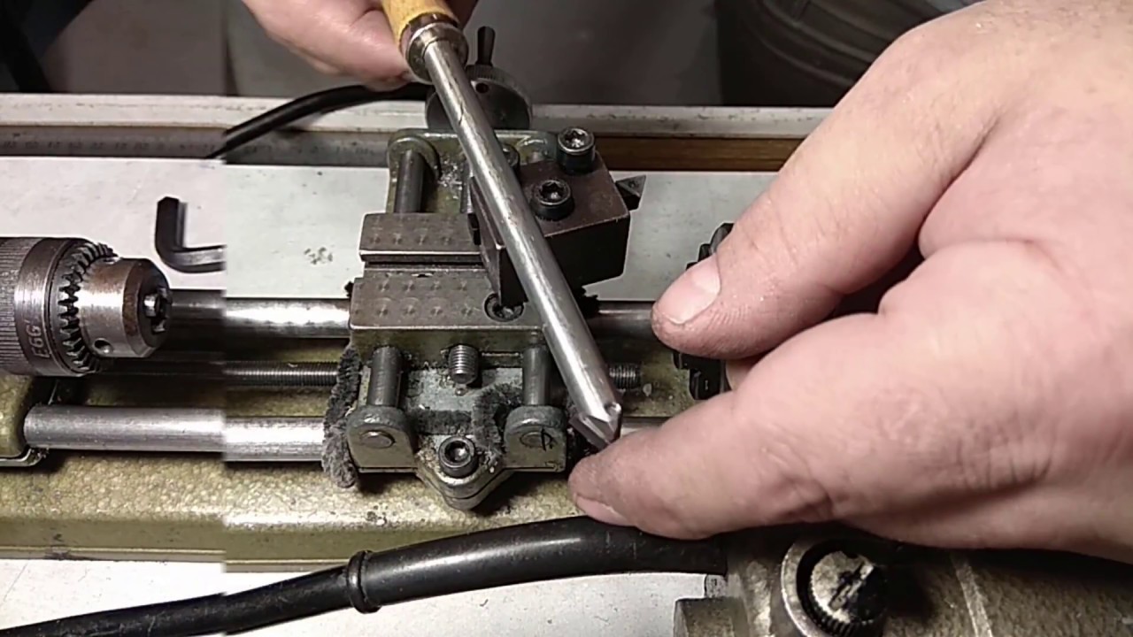 Making a carbide tipped wood turning tool for the unimat SL lathe