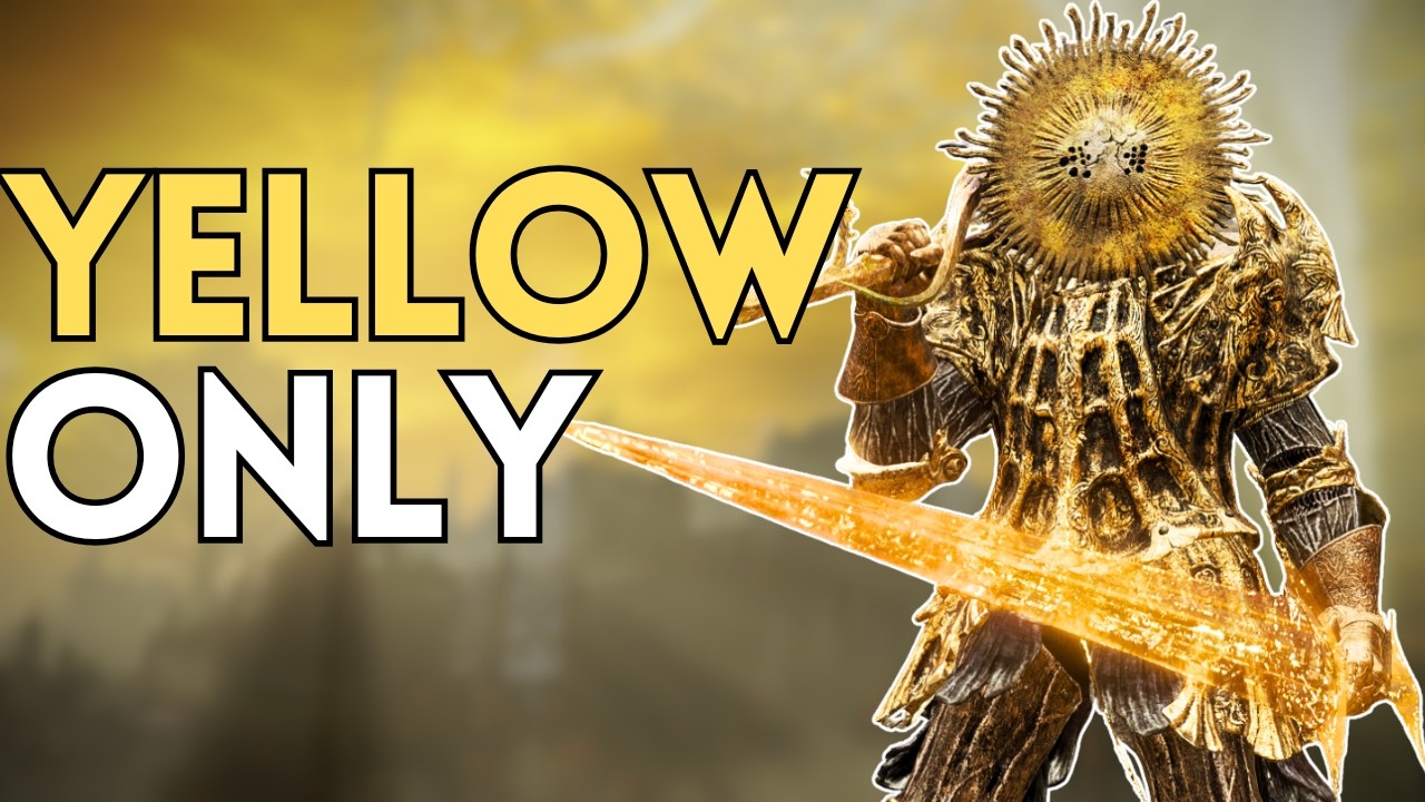 Using ONLY YELLOW Items to Beat Elden Ring