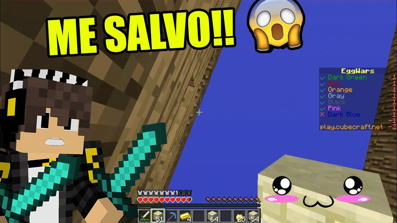 PONGO UN BLOQUE ANTES DE CAER - EPICO!! - #EggWars | #PopperCraft
