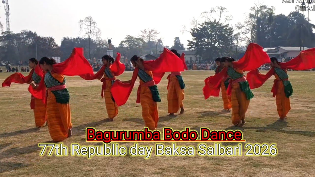 Bagurumba Bodo Dance || 79th Republic Day Baksa Salbari Subdivision 2026