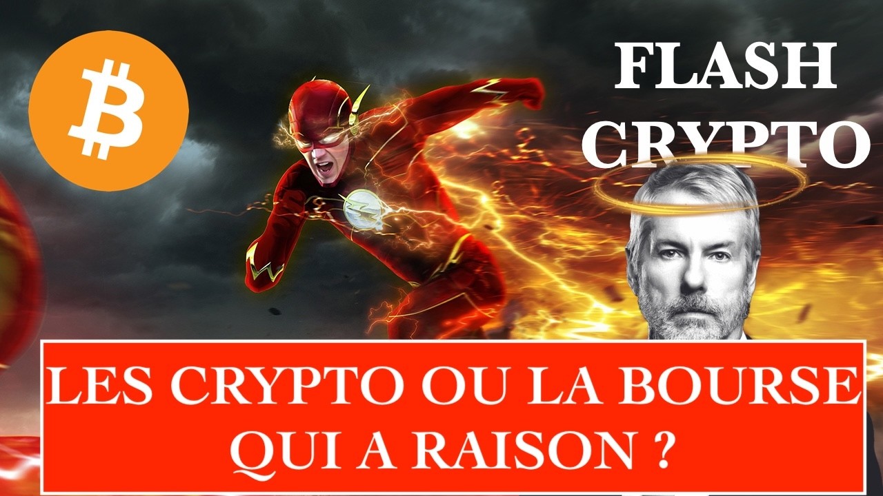 Flash CRYPTO⚡️les crypto bros ont des infos que n'ont pas les marchés financiers traditionnels ?
