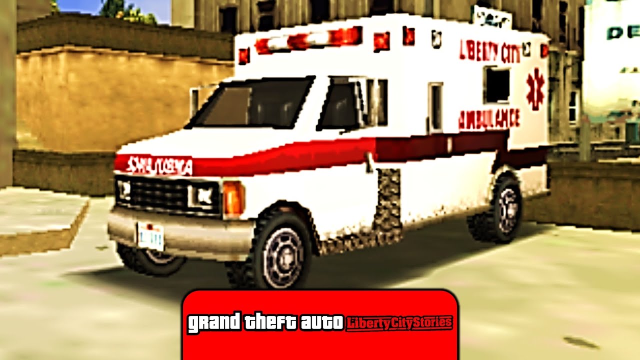 GTA LCS [OLD 100% Walkthrough] - Vehicle Mission: Paramedic (Level 1-12)