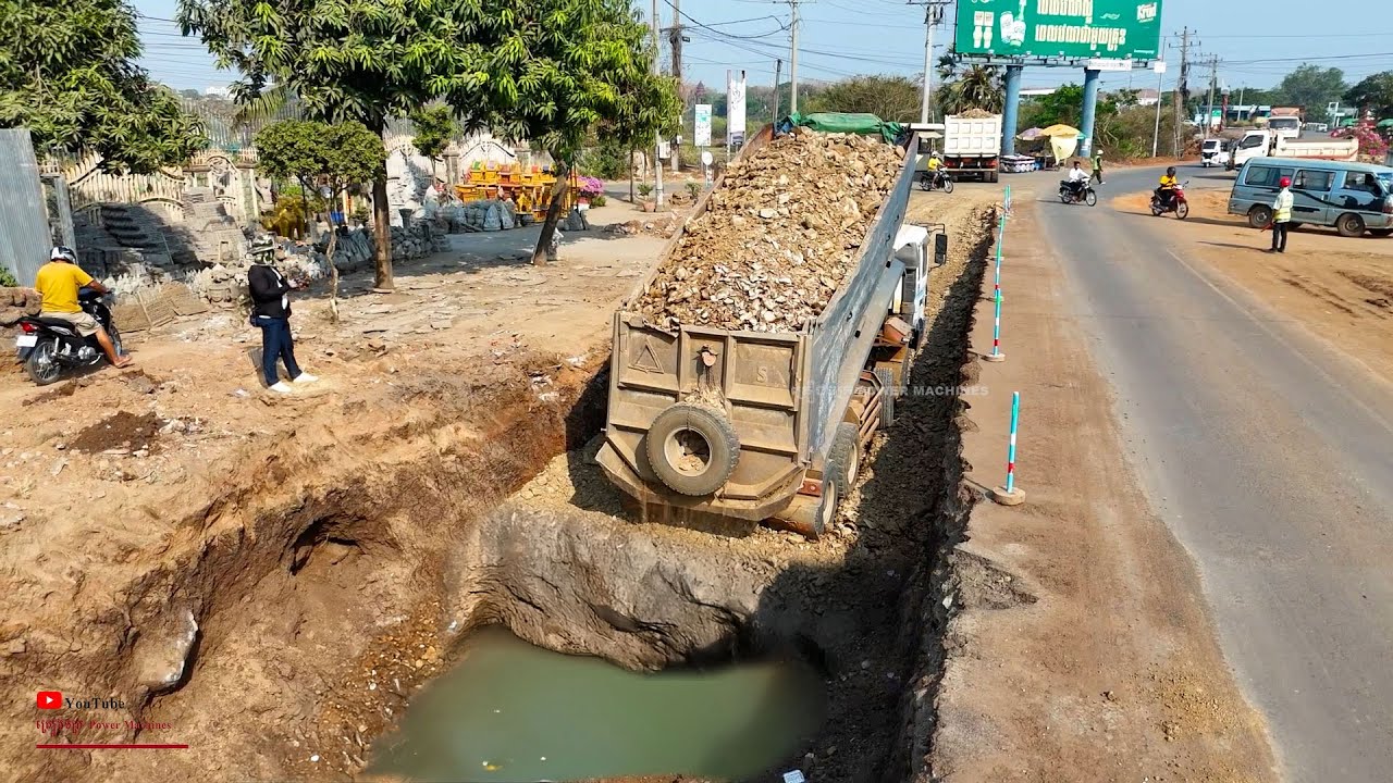 Finest Starting Project! Lowest Land Deep Foundations​ Was Deleting Build NEW With25T & Dozer Erase!