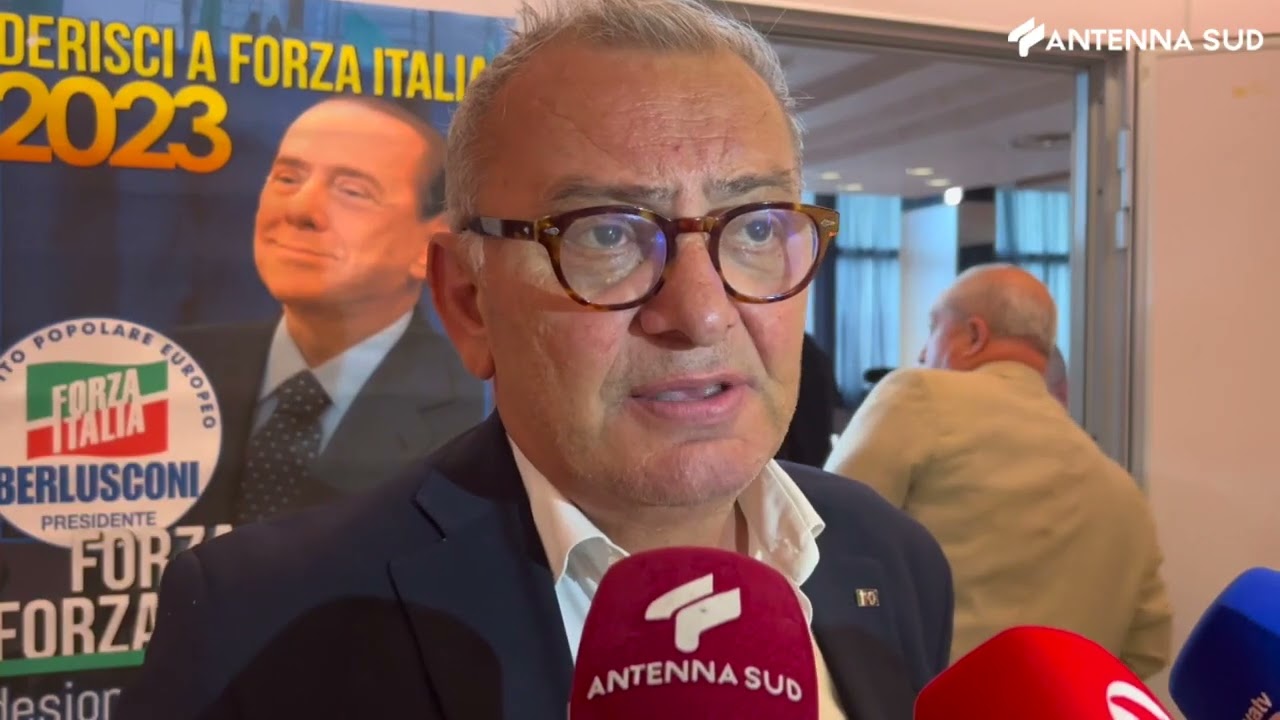 14 giugno 2023 - Potenza, Michele Casino ricorda Berlusconi