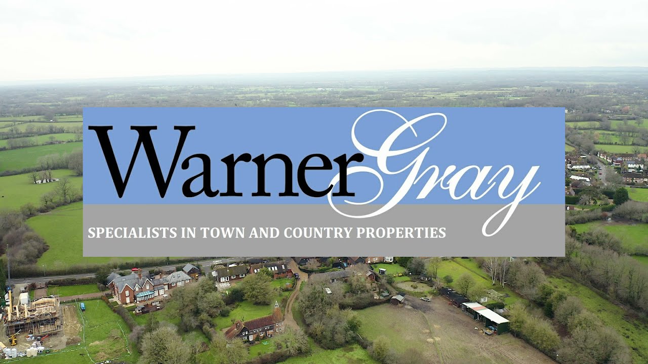 High Halden. Property for sale.  Drone video.  WarnerGray Estate Agents.  Barn Conversion.
