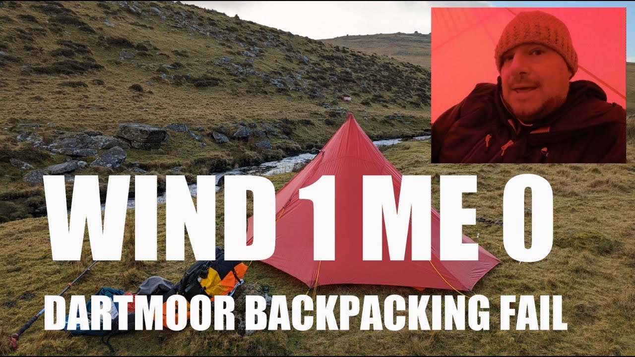 Wind 1 v Me 0 | Dartmoor Winter Backpacking Fail | Tipik-tentes Aston