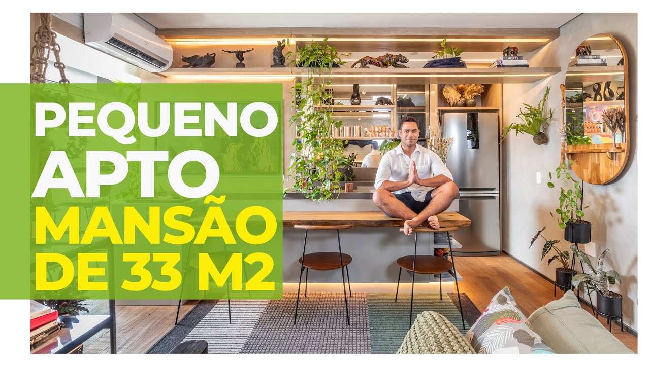 MINI MANSÃO! APARTAMENTO PEQUENO DÁ SHOW DE ACONCHEGO E SOLUÇÕES QUE O FEZ PARECER MUITO MAIOR!