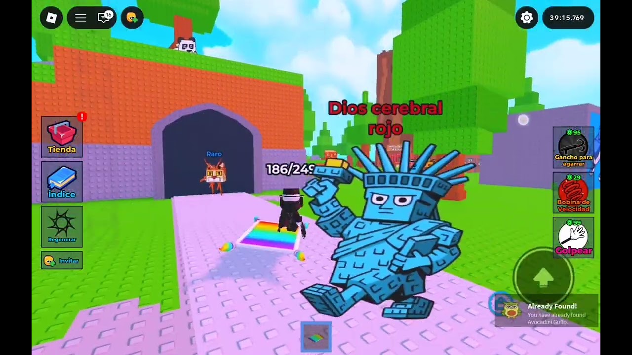 Jugando encuentra un brainrot por segunda vez