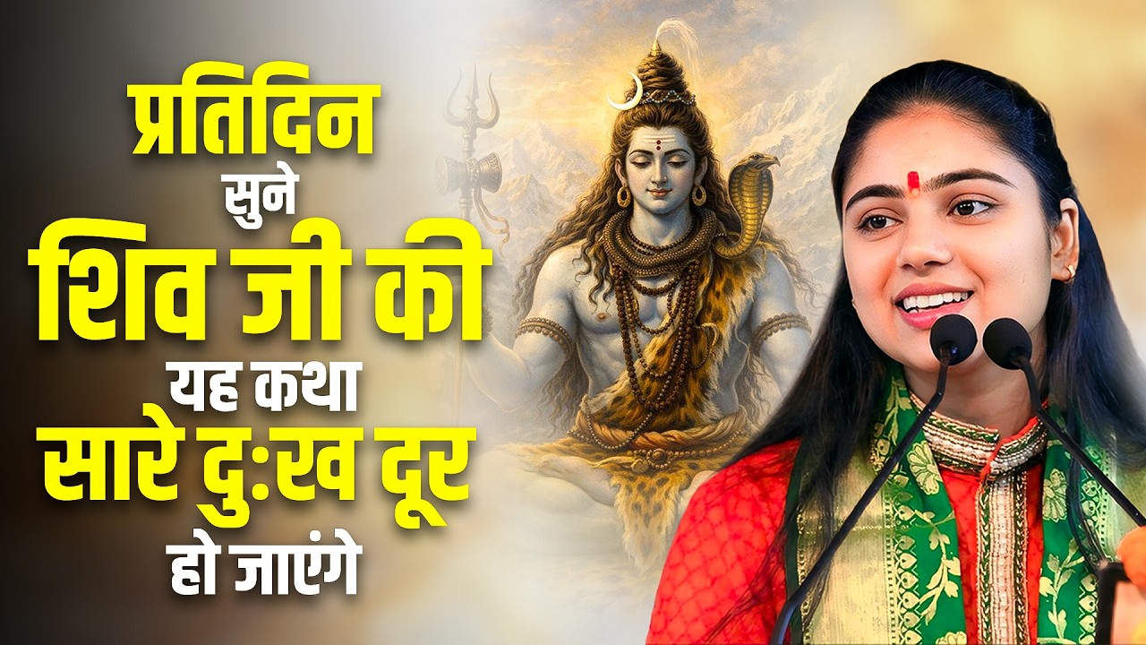 महाशिवरात्रि से पहले सुने शिव जी की यह कथा सारे दुःख दूर हो जाएंगे || Pujya Aradhna Devi Ji Shiv