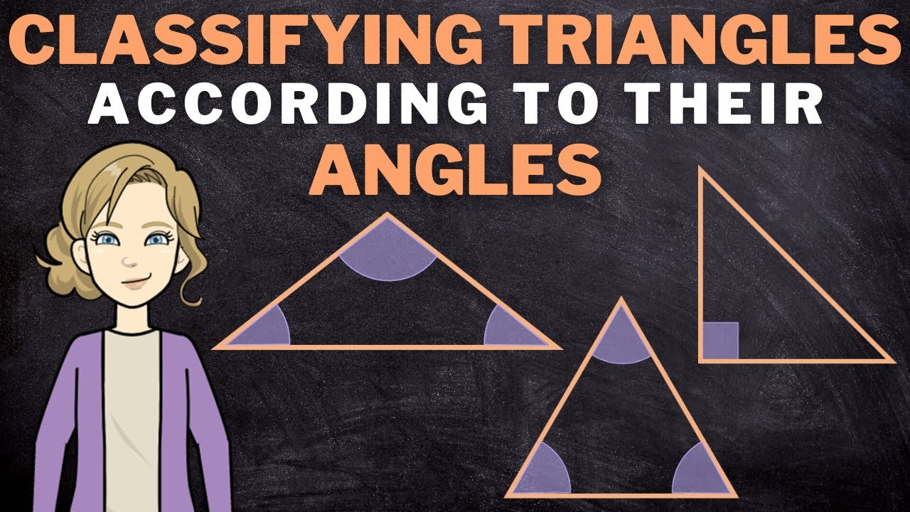 How to Classify Triangles by their ANGLES | Acute, Right and Obtuse Triangle