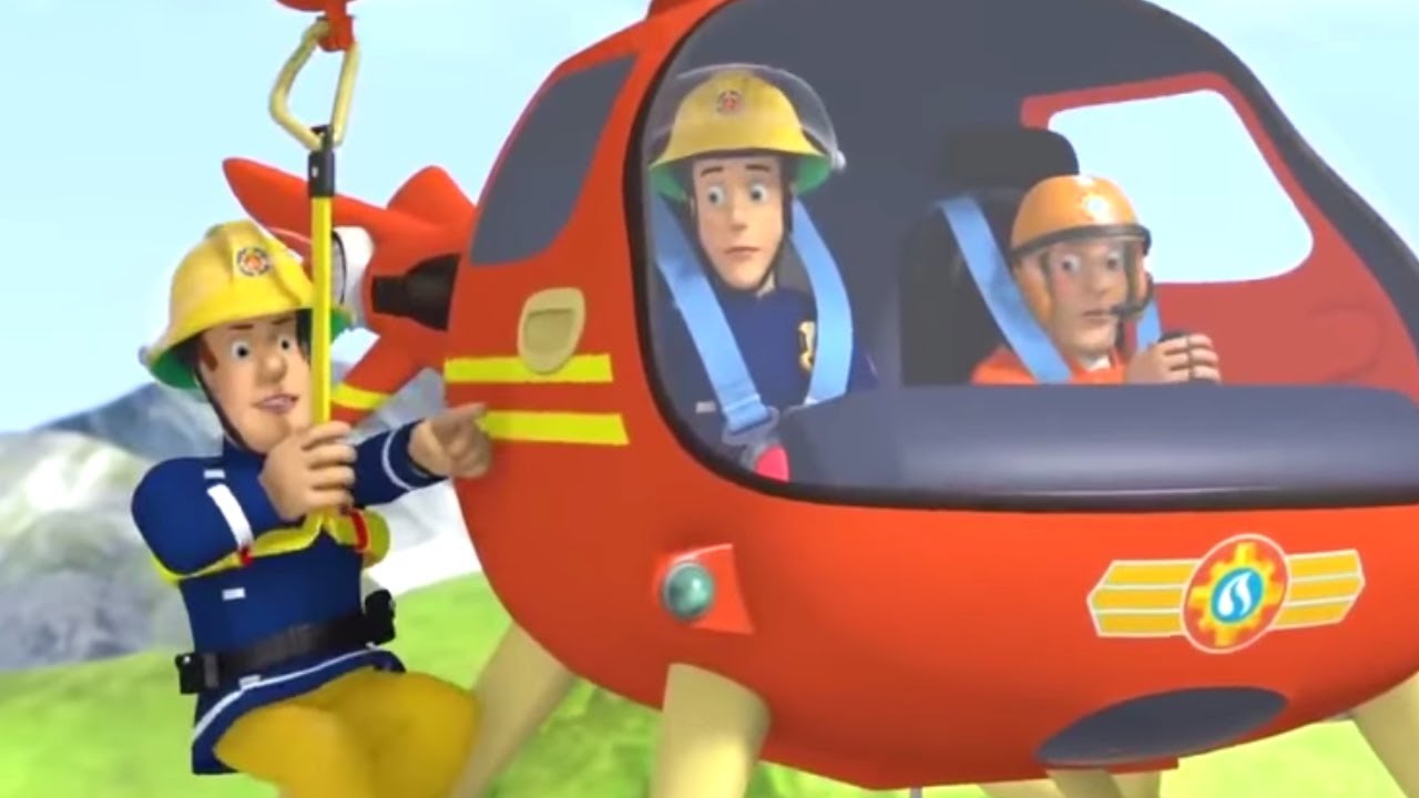 Fireman Sam US 🚒Daring Helicopter Rescue | Best Rescue Compilation 🔥Kids Movie