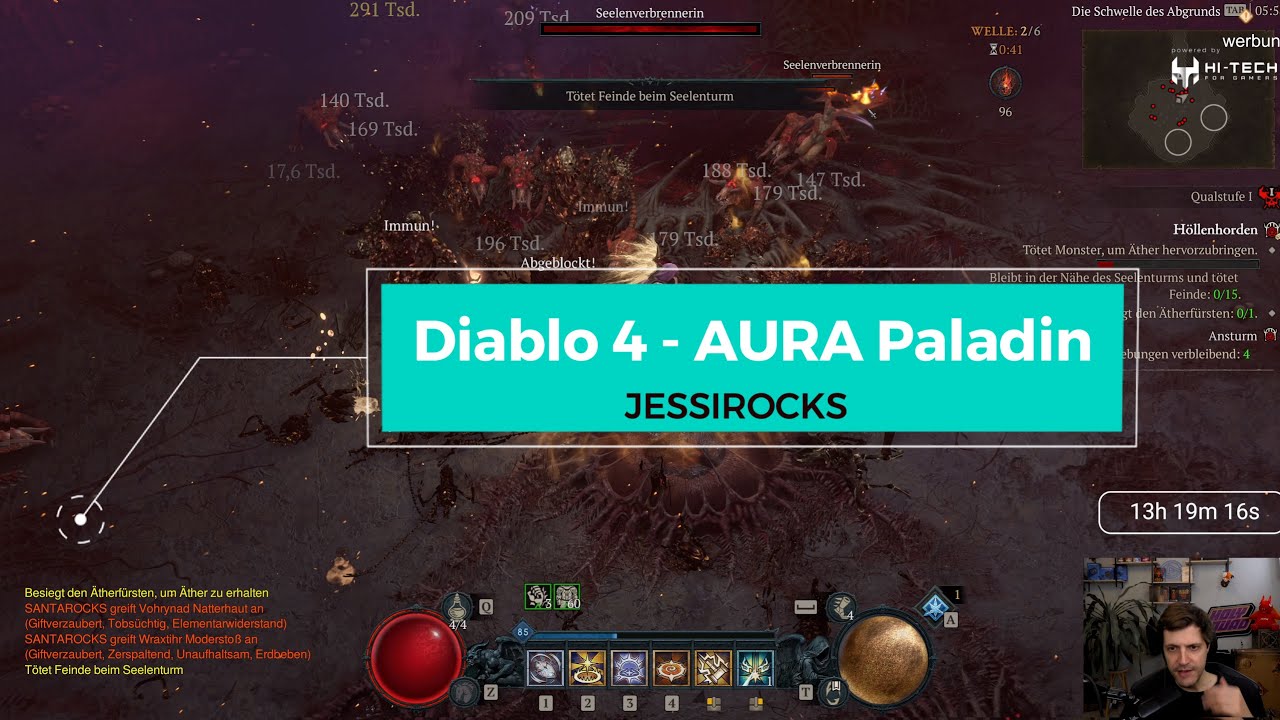 Diablo 4 Aura Paladin Build &ndash; Extrem stark & einfach zu spielen (jessirocks)