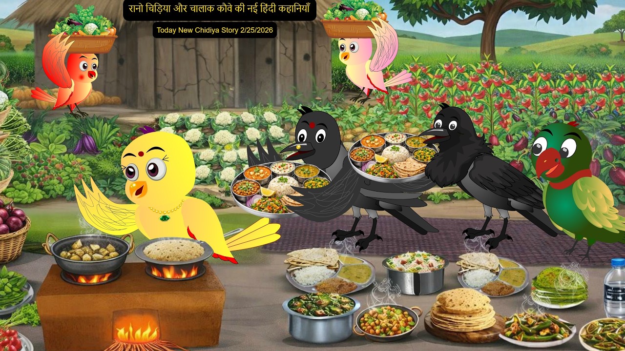 25-2-2026 | Rano Chidiya Ki New Hindi Kahaniyan | NEW Episode Rano Chidiya Aur Kauway Wala Cartoon