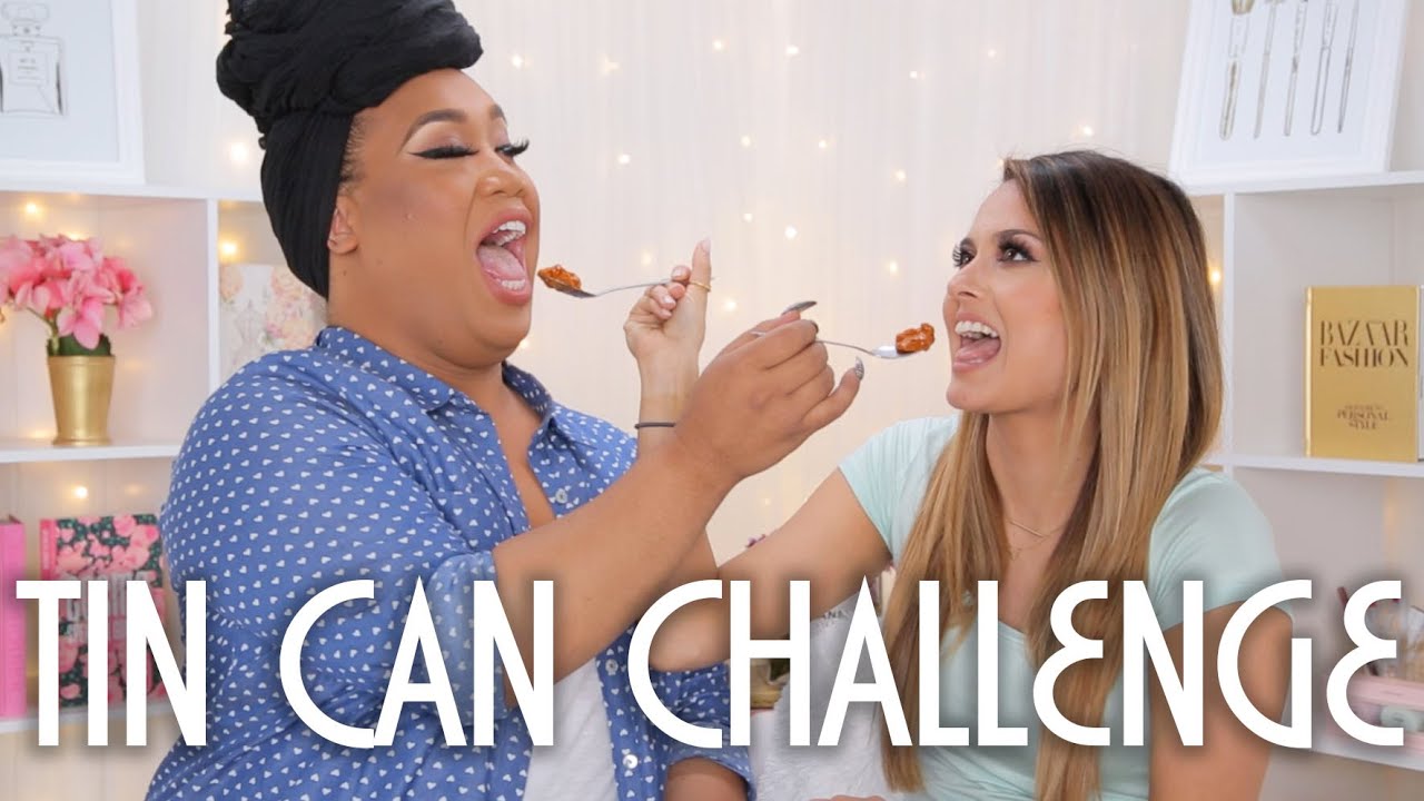 Tin Can Challenge with Christen Dominique | PatrickStarrr