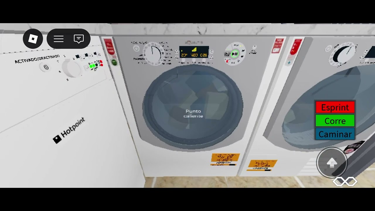 Hotpoint Aquarius washing machine cottons 20 + quick wash #roblox #pvz2 #games 