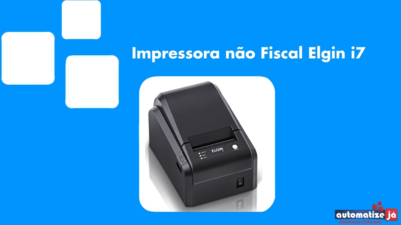 Impressora n&atilde;o Fiscal Elgin i7 - Com Serrilha