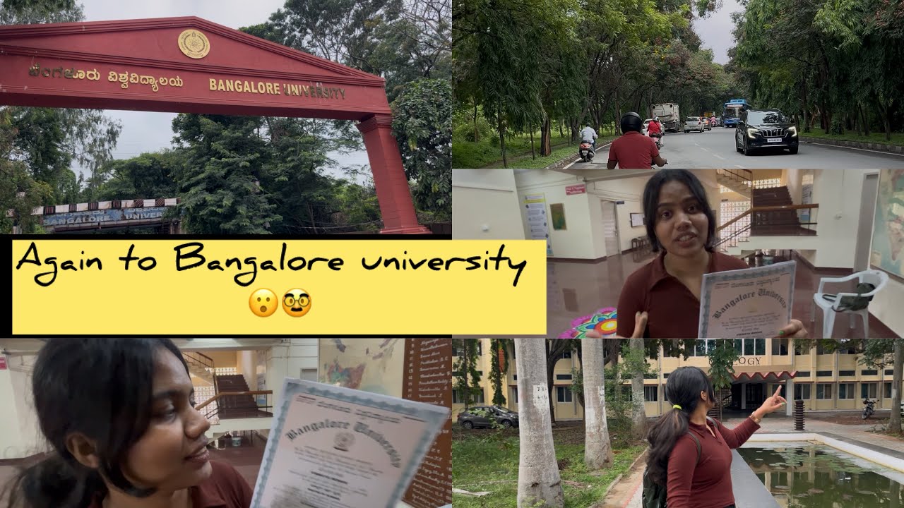 Trip to Bangalore university to claim my final MSc certificate! 😮😮 #youtubeshorts #trending