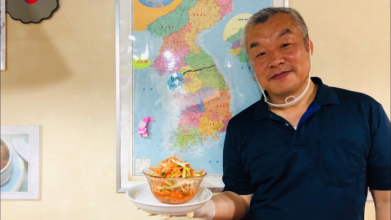 ( 2-5 )きゅうりの冷菜サラダの作り方 (오이 냉채 사라다 )