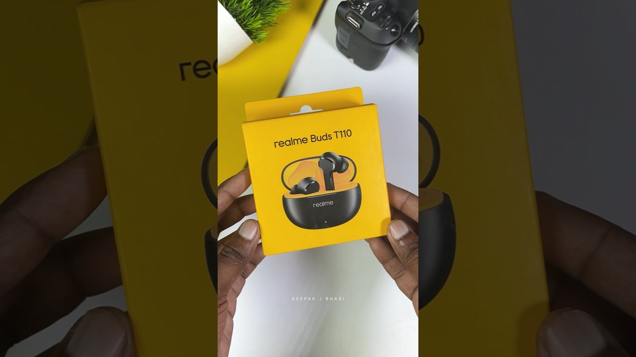 Realme Buds T110 - Quick Unboxing by Deepak J Bhasi 