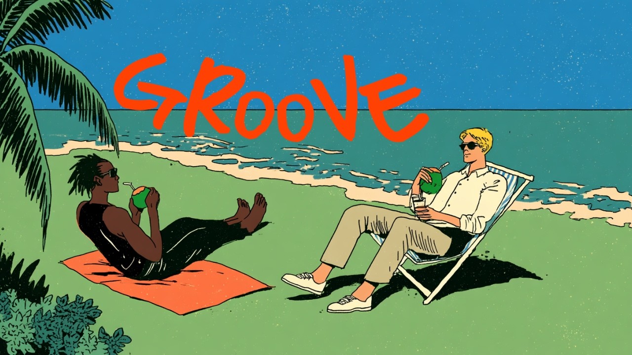 Настроение как на пляже с первой секунды 🌴😎 Groove Jazzhop для работы и кафе