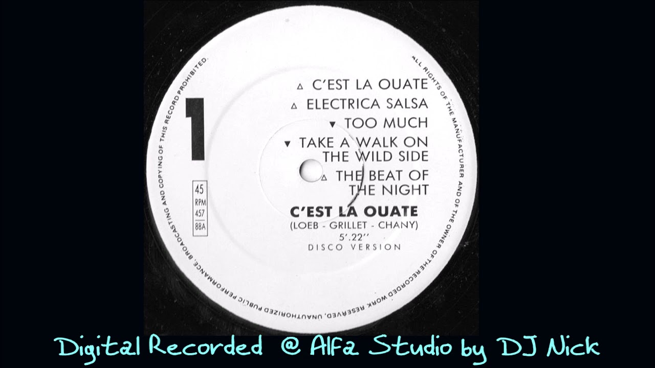 C'est La Ouate ‎– C'est La Ouate (Disco Version) (1987)