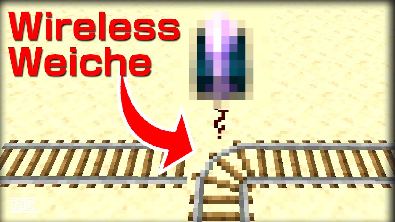 KABELLOSE WEICHE in MINECRAFT - Redstone Tutorial