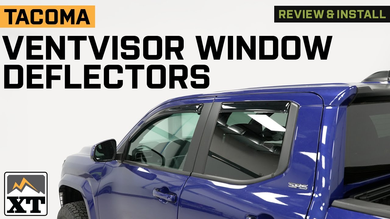 2024-2025 Tacoma In-Channel Ventvisor Window Deflectors Review & Install