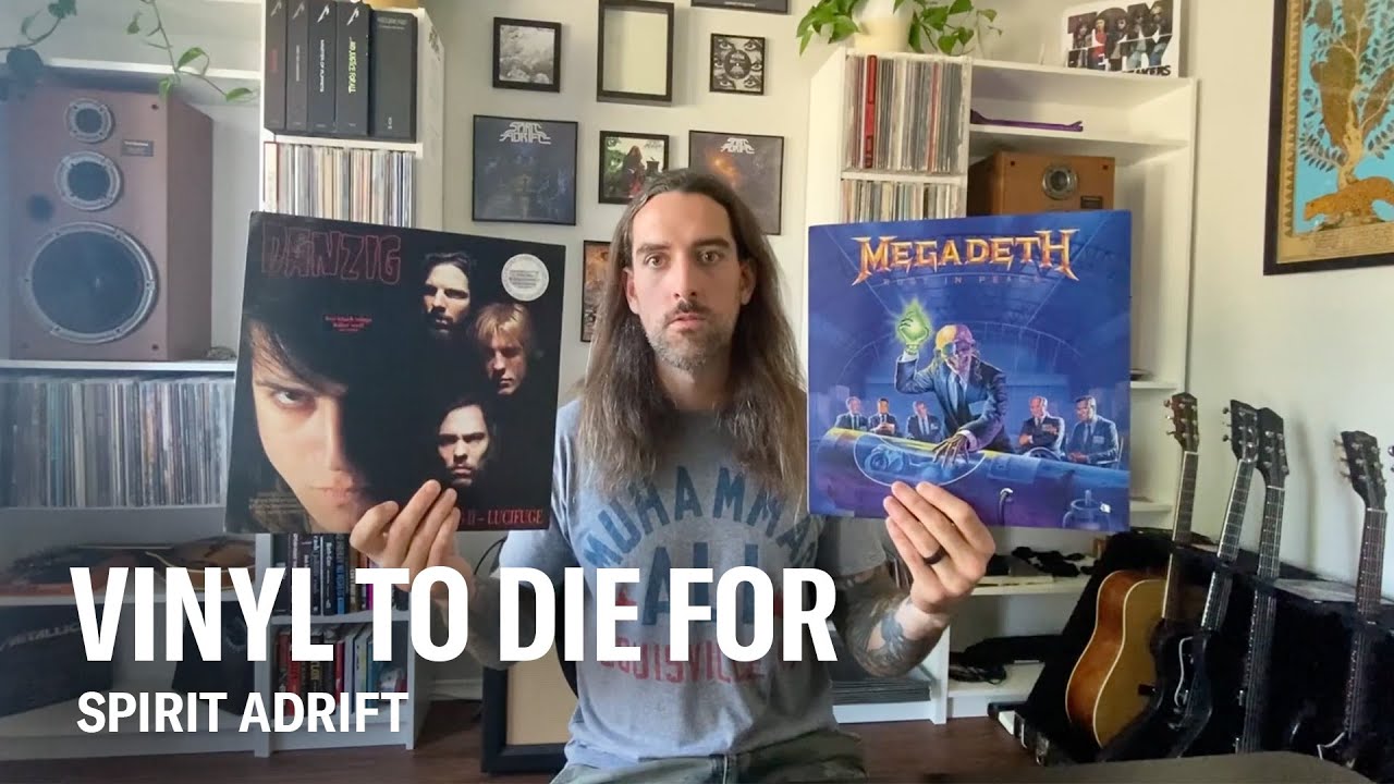 Spirit Adrift's Nate Garrett Shows Off Prized Danzig and Megadeth LPs | Vinyl to Die for