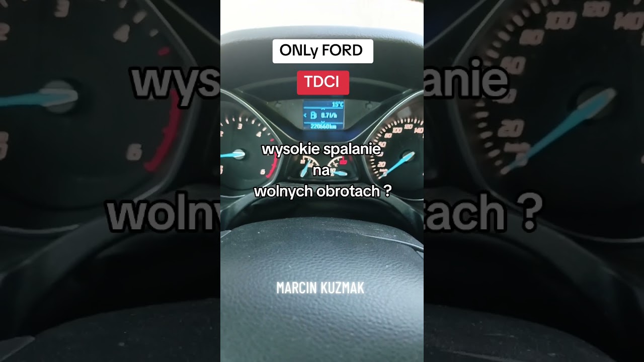 czy Focus MK3 TDCi ma duże spalanie na niskich obr. ? #ford #fordfocus#tdci#diesel#turbo #kierowca