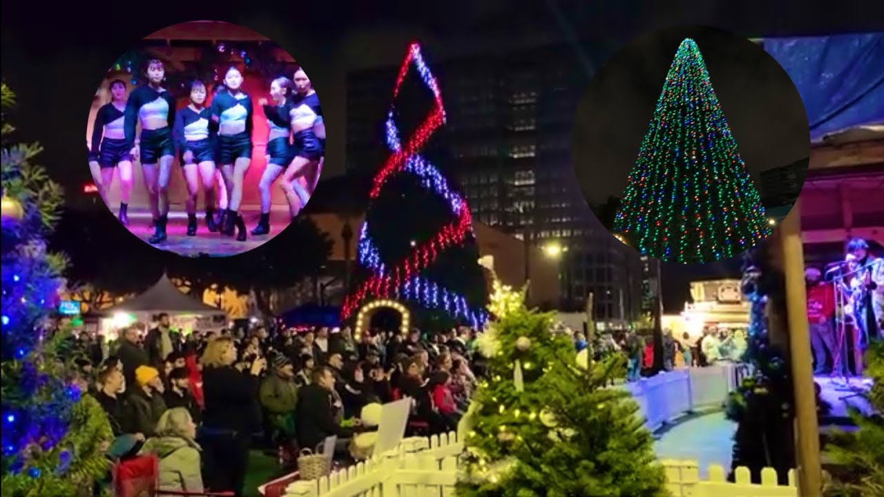 Christmas in the Park, Winter Wonderland, San Jose California December 9th 2022. Community Dancers