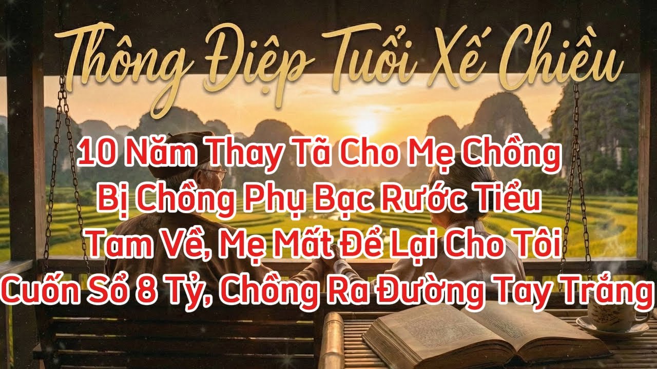 10 NĂM THAY TẢ CHO MẸ CHỒNG BỊ CHỒNG PHỤ BẠC RƯỚC TIỂU TAM VỀ, MẸ MẤT ĐỂ LẠI CHO TÔI CUỐN SỔ 8 TỶ