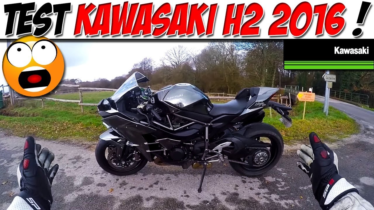 #MotoVlog 61 : TEST KAWASAKI H2 2016 / LE MISSILE SOL-SOL !