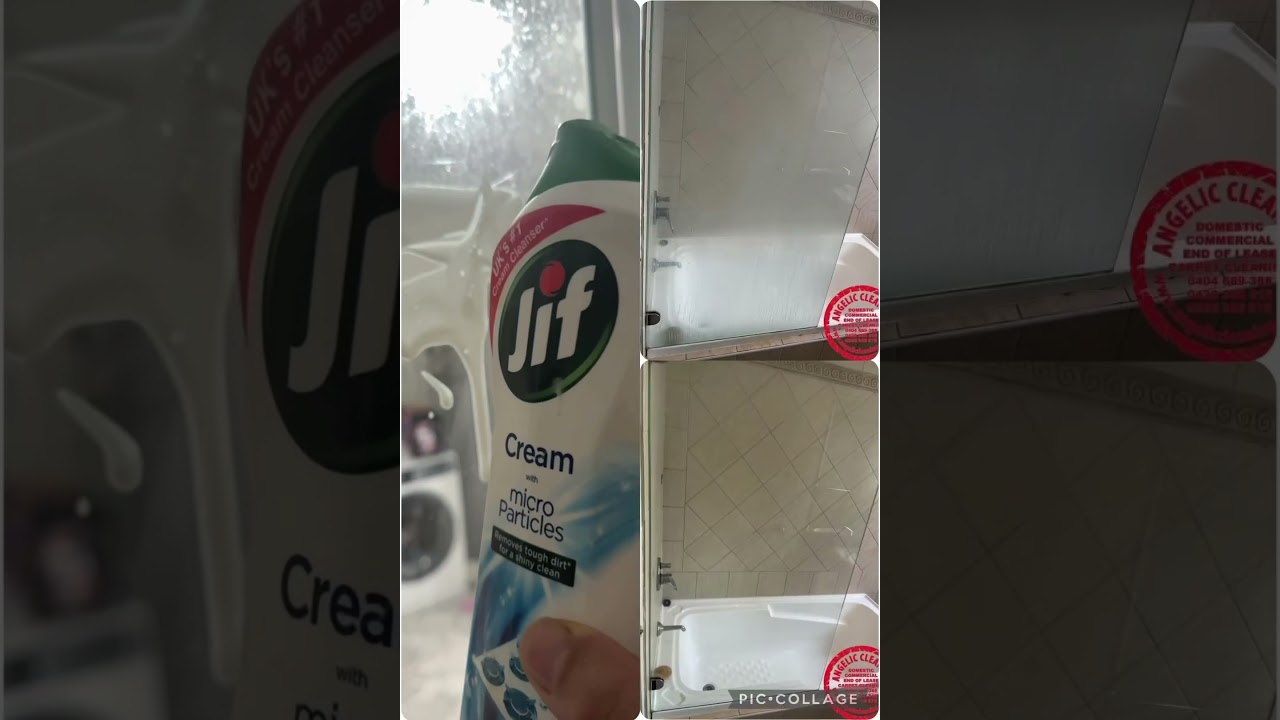 How to clean shower glass ?