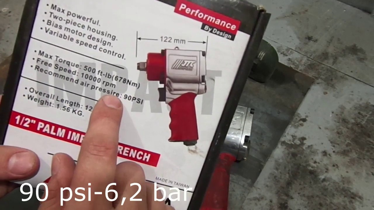 JTC 5001 А ГАЙКОВЕРТ ПНЕВМАТИЧЕСКИЙ 1/2