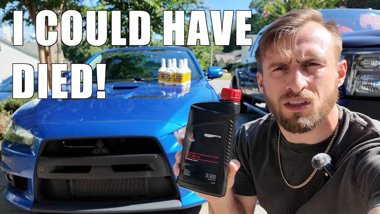 Mitsubishi Evo X Drivetrain Fluid Change! | Glad It Didn’t Fall On Me!