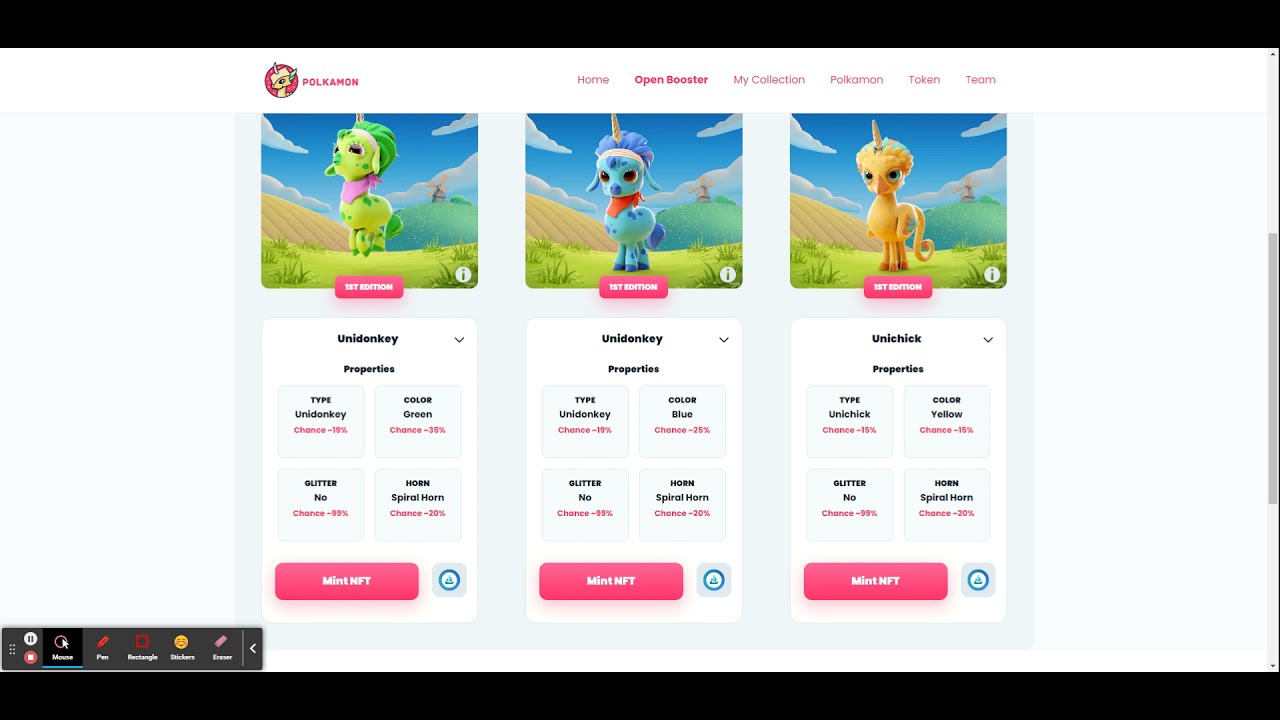 Polkamon Booster Opening Experience