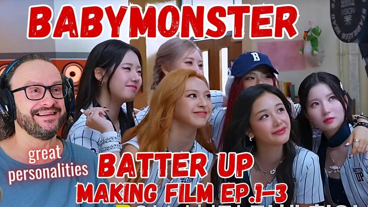 BABYMONSTER - 'BATTER UP' M/V MAKING FILM ep 1-3 reaction